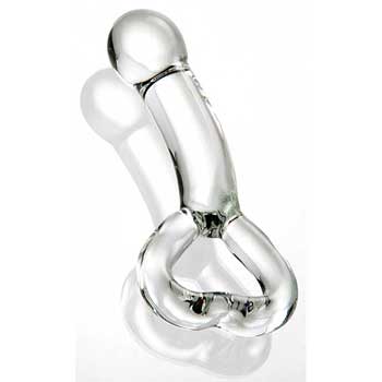 Heart&rsquo;s Delight Glass Dildo