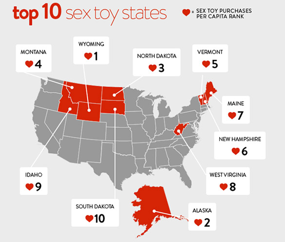 Sex Toy By State