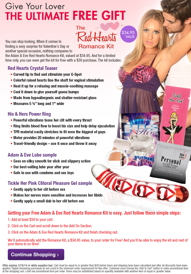 Get Your FREE Red Hearts Romance Kit
