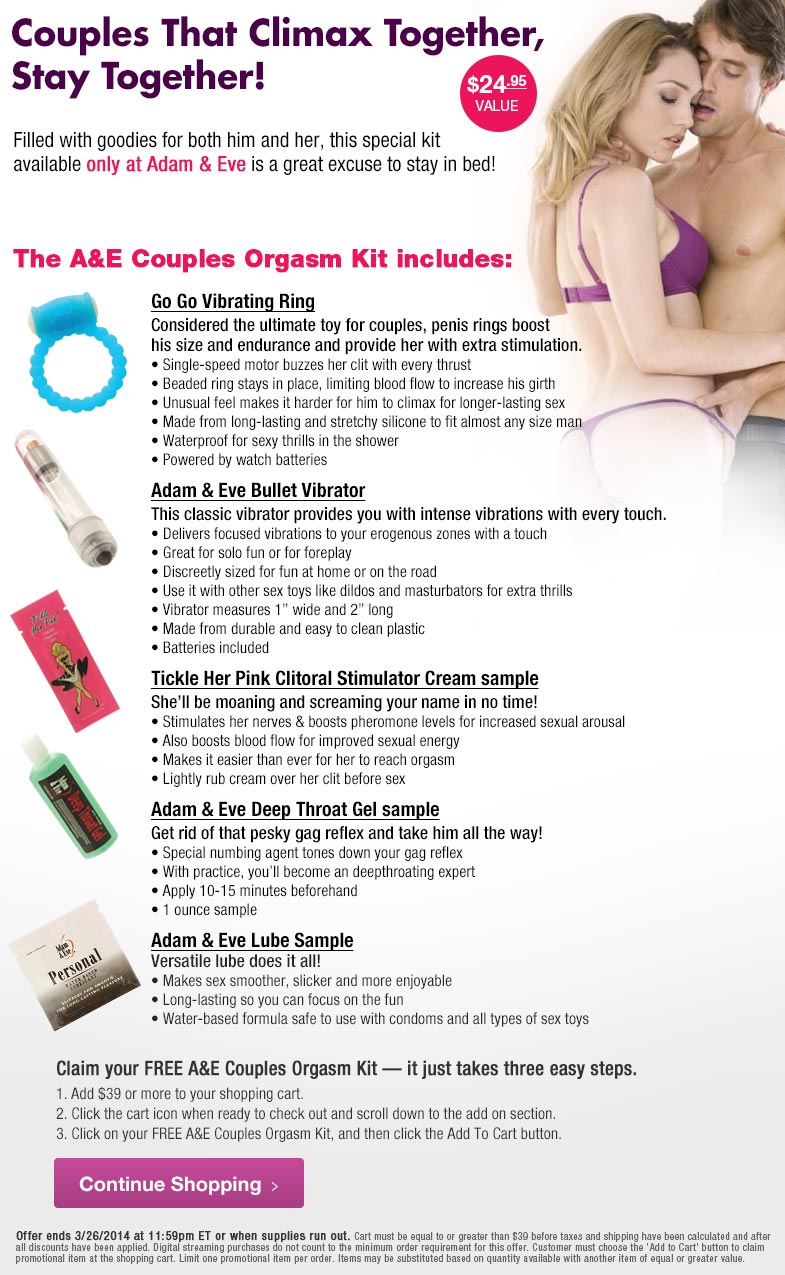 Get Your FREE A&E Couples Kit!