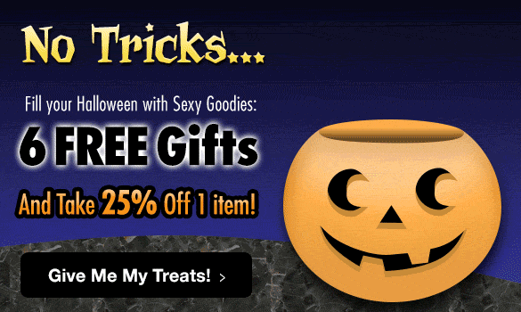 No Tricks Just FREE Treats + 25% Off 1 Item!