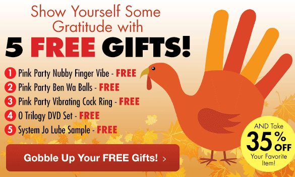 5 FREE Gifts + 35% Off 1 Item!