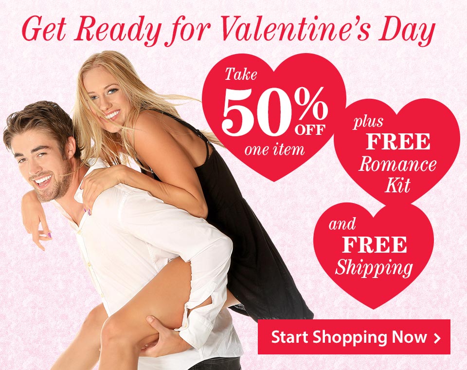 50% Off 1 item + FREE Romance Kit + FREE Shipping