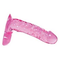 Realistic Pink Ice Jelly Dildo