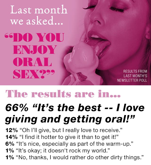 Results from Last Month's Poll