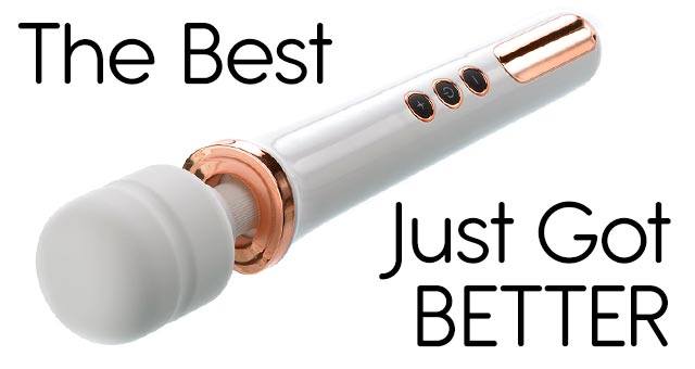 Adam & Eve Magic Massager Rechargeable Wand - Rose Gold Edition