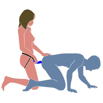 Doggy-Style Pegging Sex Position