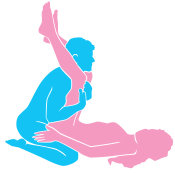 Legs Up Illustrated Sex Position