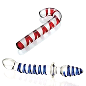A&E Candy Dreams Glass Dildo