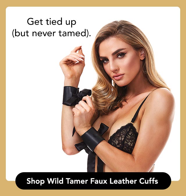 Shop wild tamer faux leather cuffs