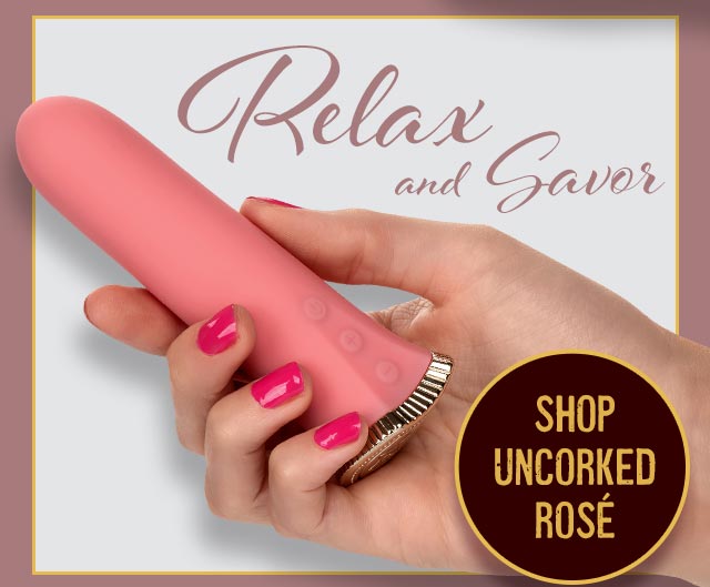 Uncorked Rose Large Rechargeable Bullet
