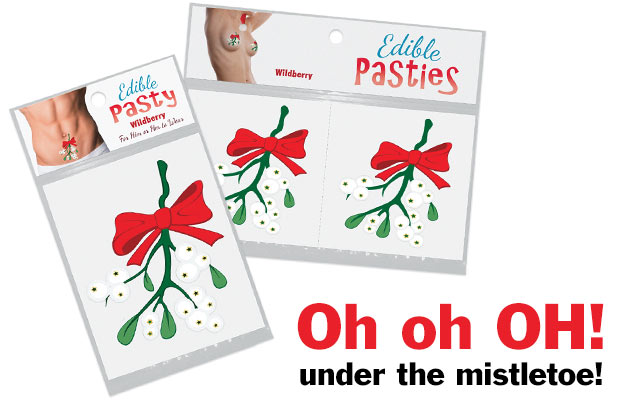 His & Hers Mistletoe Edible Pasties