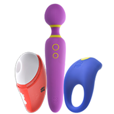 image of three sex toys for couples