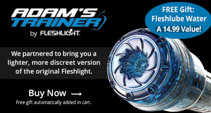 Buy Adams Trainer by Fleshlight and Receive Free Fleshlube With Purchase!