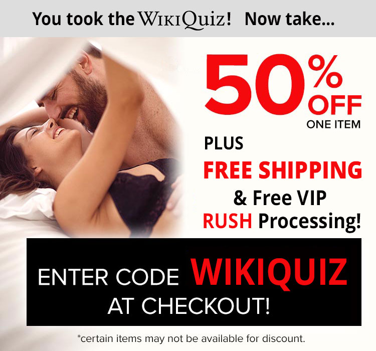 50% Off 1 item + FREE Shipping + Free VIP Rush Processing