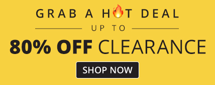 Up To 80% Off Clearance
