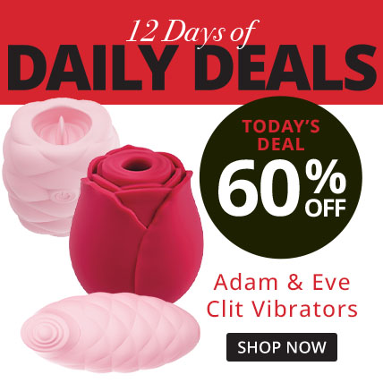 Shop 12 Days of Deals! Todays Deal 60% Off Adam Eve Clit Vibes