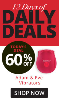12 Days of Deals! Todays Deal Adam Eve Vibrators 60% Off!