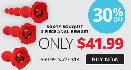 Adam and Eve Booty Bouquet Anal Gem Set only 41.99!
