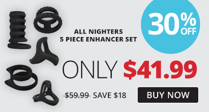 Adam and Eve All Nighter Silicone Enhancer Set Only 41.99!