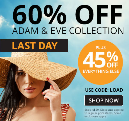 60% Off Adam & Eve Collection + 45% Off Everything Else with code LOAD