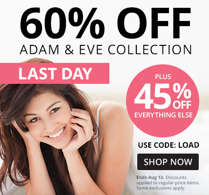 60% Off Adam & Eve Collection + 45% Off Everything Else with code LOAD