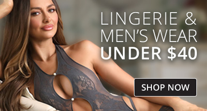 Shop Lingerie and Men's Wear Under $40