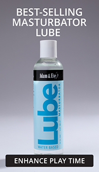 Enhance play time with best-selling Adam & Eve Masturbator Lube!