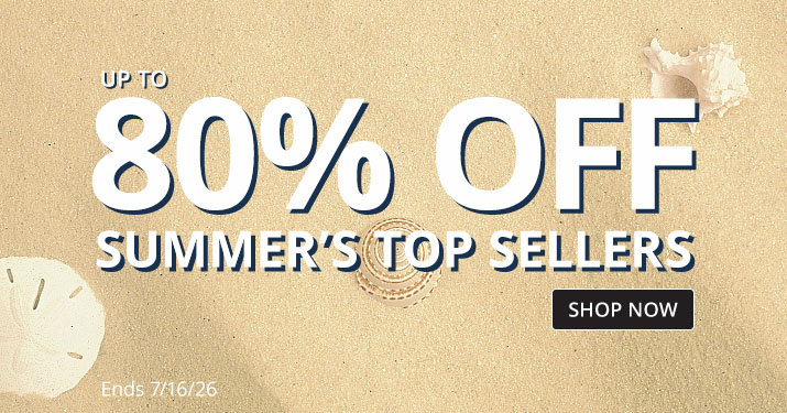 Up to 80% Off Top Sellers