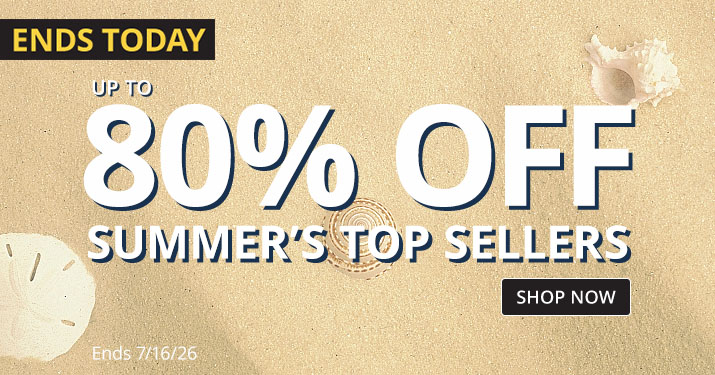 Up to 80% Off Top Sellers