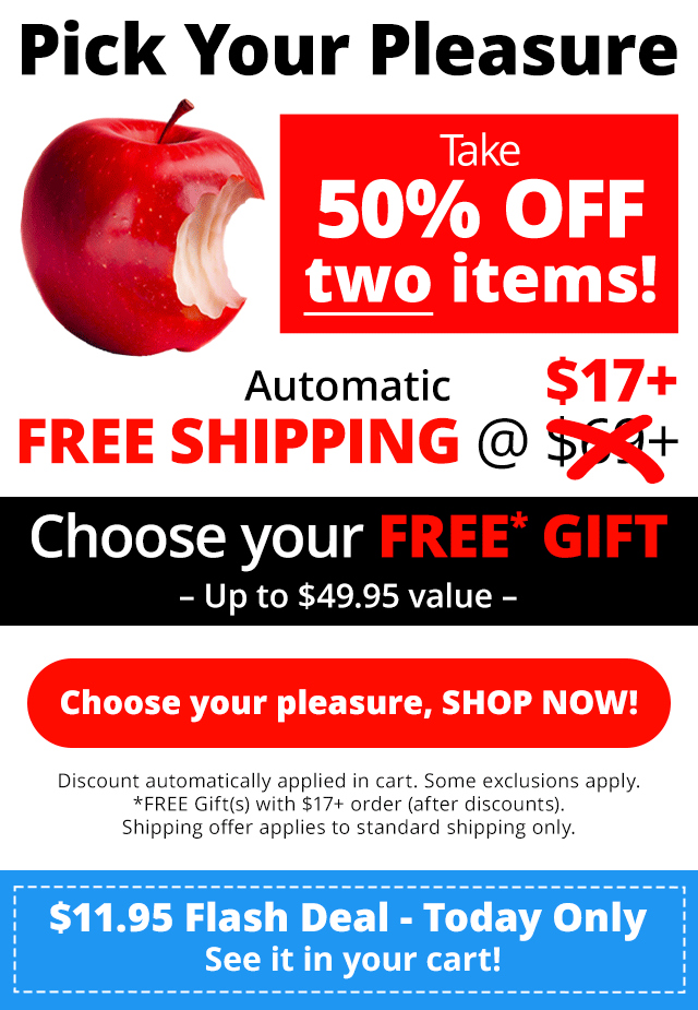 50% Off 2 Items + Free Shipping at $17 + Free Gift