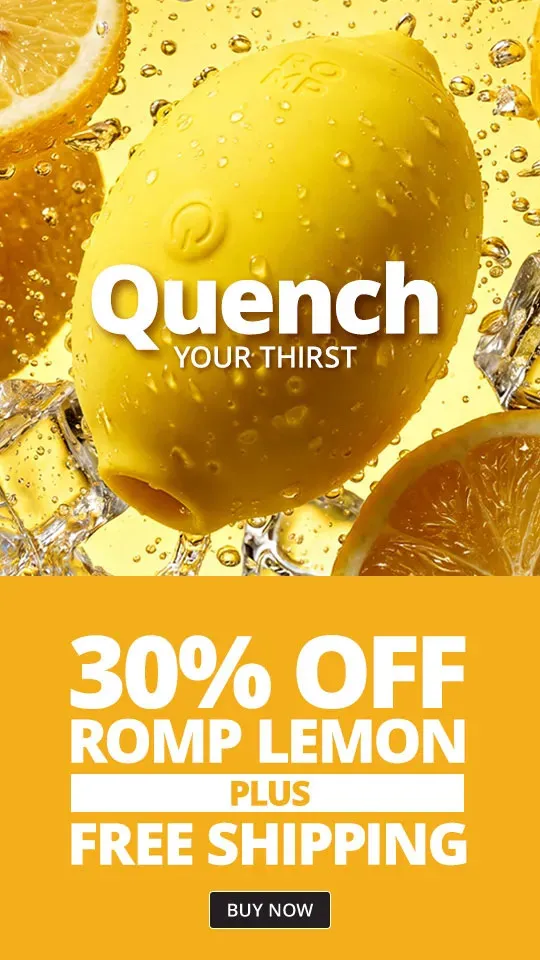 30% Off Plus Free Shipping Romp Lemon Crush Vibrator