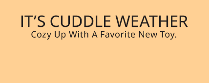 IT'S CUDDLE WEATHER - Cozy Up With A Favorite New Toy