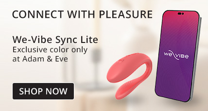 Shop Adam & Eve + We-Vibe Sync Lite!
