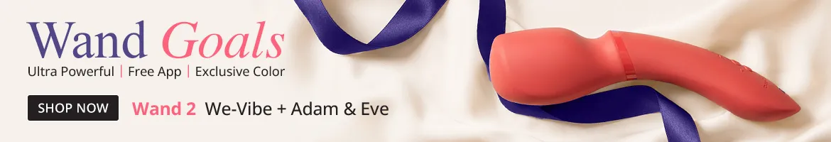 Shop Adam & Eve + We-Vibe Wand 2!
