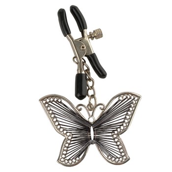 Fetish Fantasy Butterfly Nipple Clamps single clamp close up