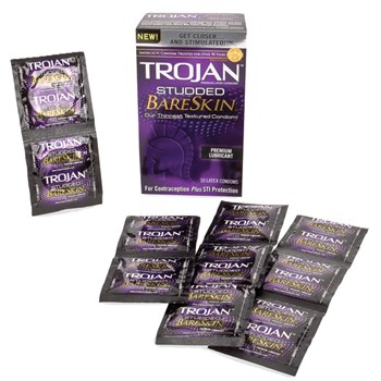 Trojan Studded Bareskin Condom