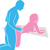 Bent Over Illustrated Sex Position