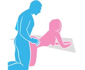 Bent Over Illustrated Sex Position