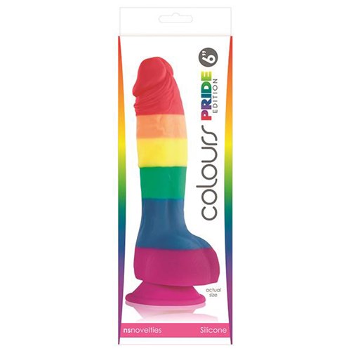 Colours Pride Edition Dildo - 6 Inch - Packaging Shot