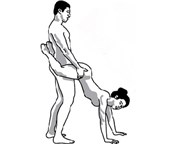Beauty Inverted Illustrated Sex Position