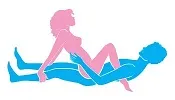 Basic Cowgirl Illustrated Sex Position