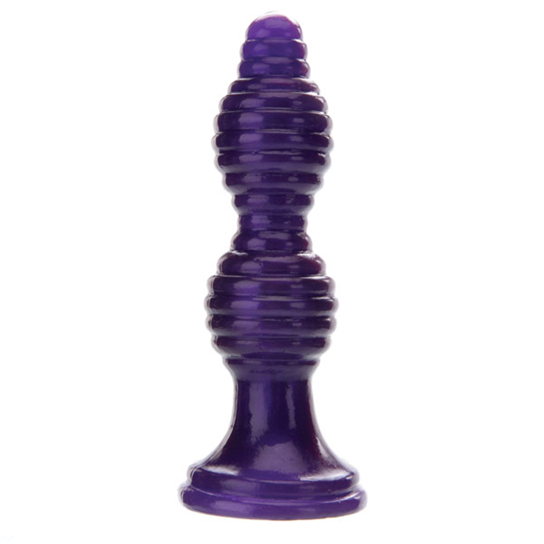 Royal Hiney: Queen Butt Plug with ribbed twin spheres