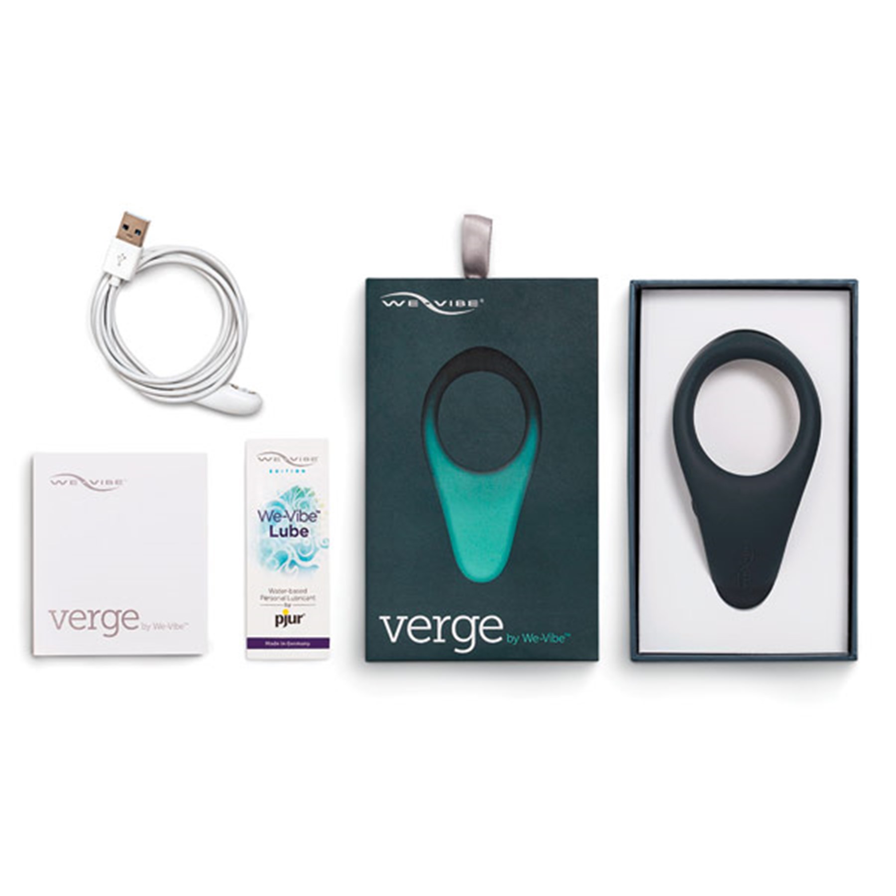 Verge By We-Vibe Vibrating Ring inside box
