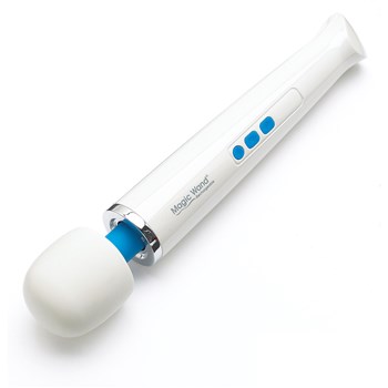Magic Wand Rechargeable looking down on vibrator