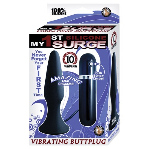 My 1st Surge Vibrating Butt Plug box