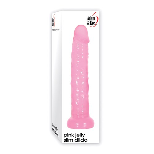 A&E Pink Jelly Slim Dildo box