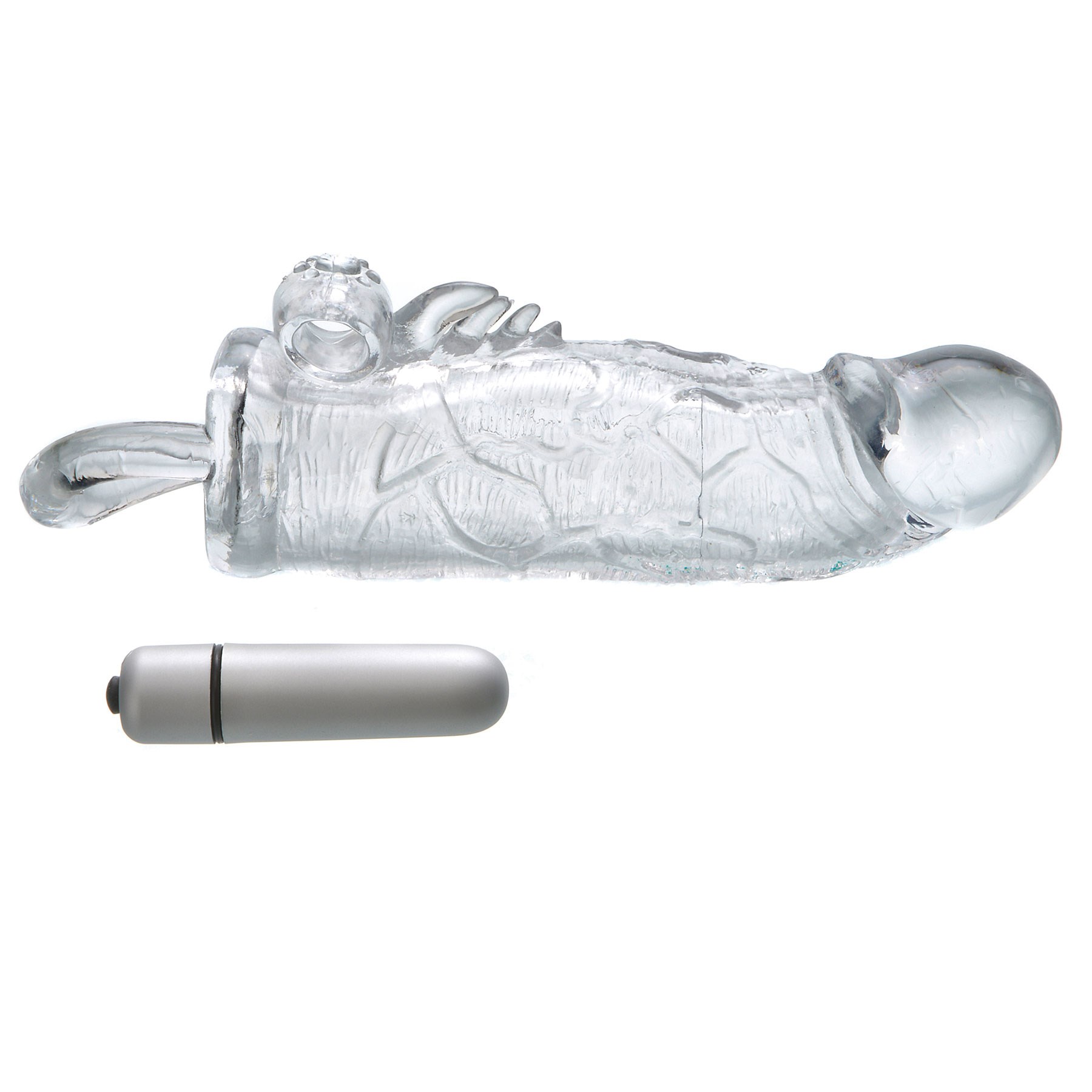 Petite Remote Control Panty Teaser clear with bullet vibe