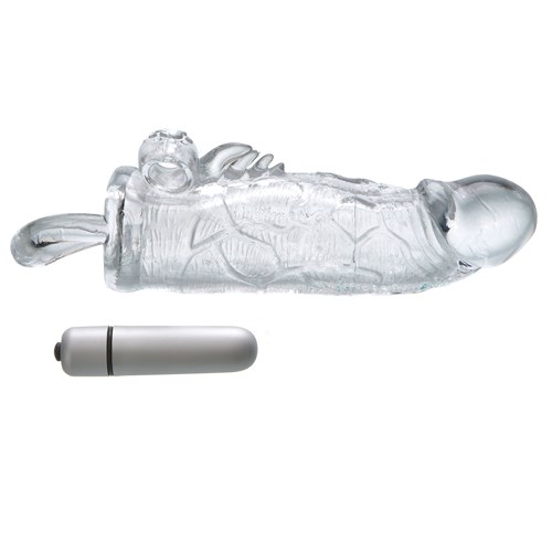 Petite Remote Control Panty Teaser clear with bullet vibe