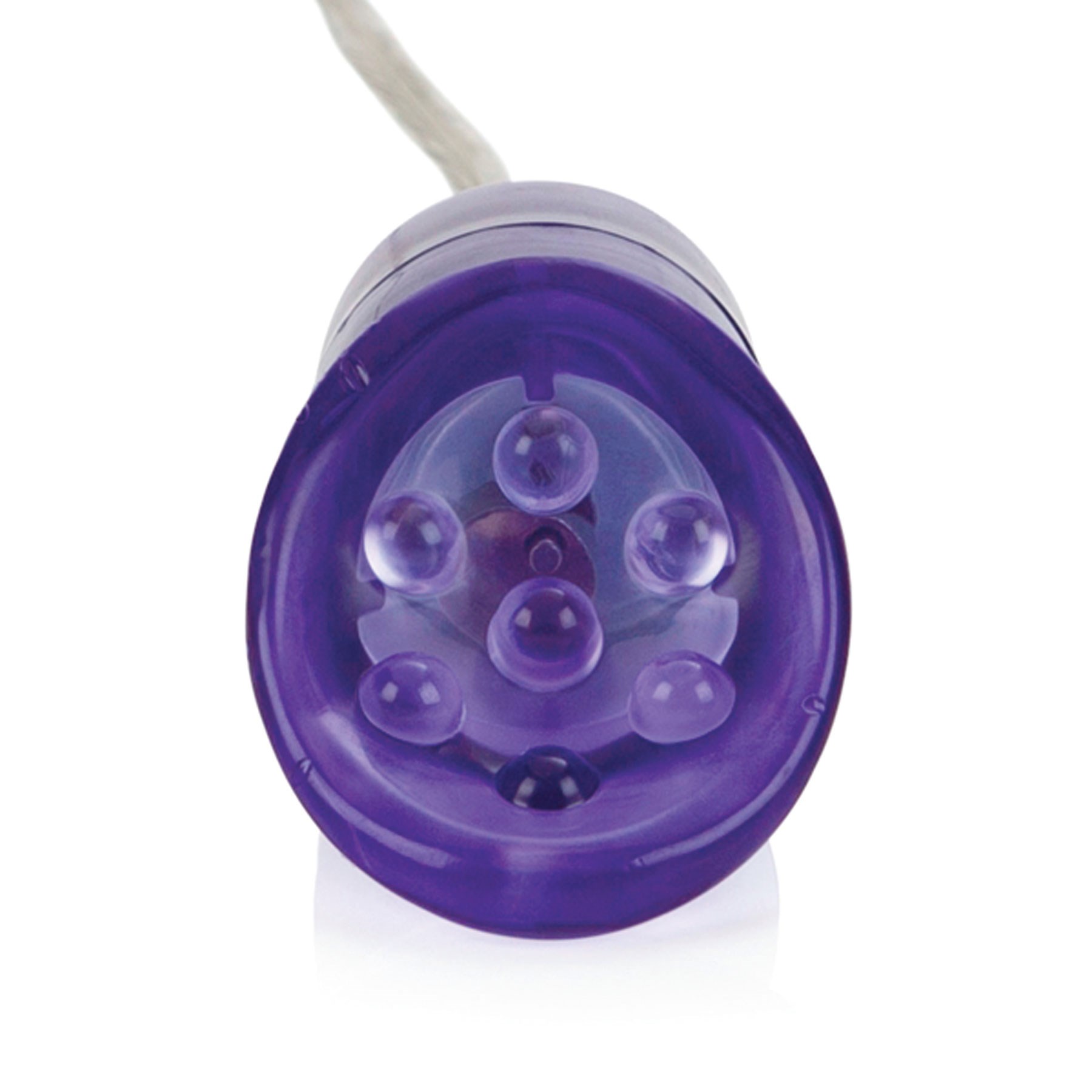 Double Play Vibrator looking down into clit cup